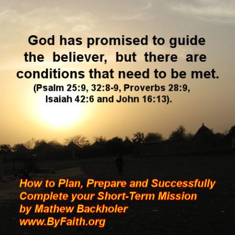 God's Guidance and Conditions
